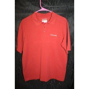 Columbia OMNI-WICK Red Polo Activewear Outdoors / Size: M